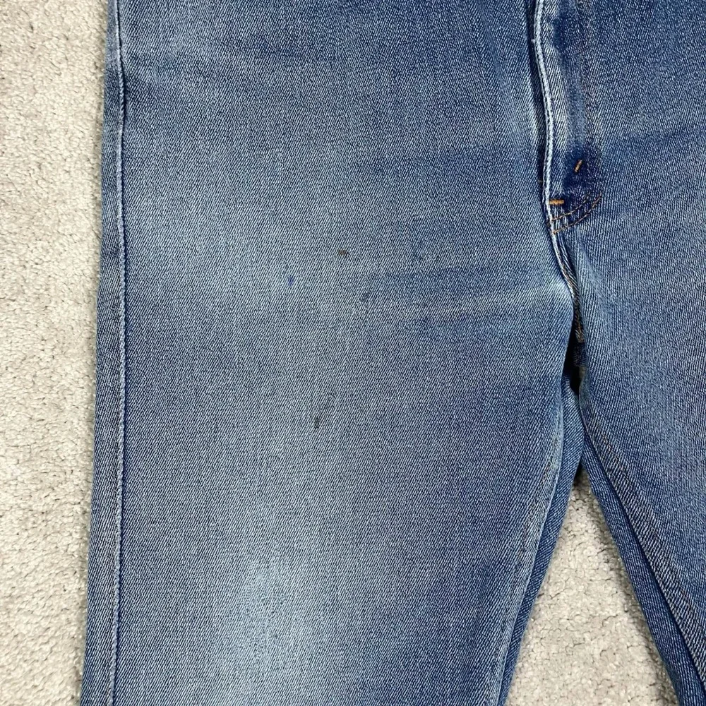 Vintage Levis Jeans Mens Fits 36x27 517 Blue Bootcut Black Tab Patched 80s 90s